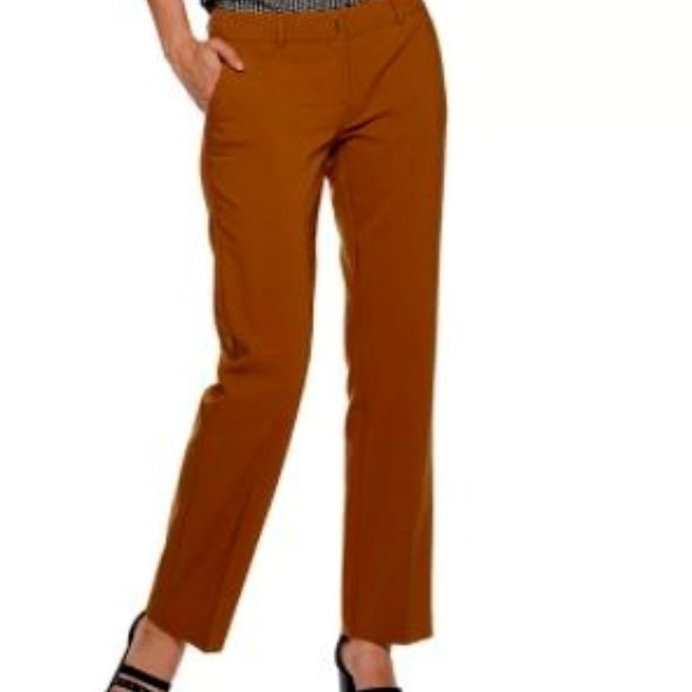 Apt. 9 "Torie" Midrise Modern Fit Straight-Leg Dress Ankle Pants